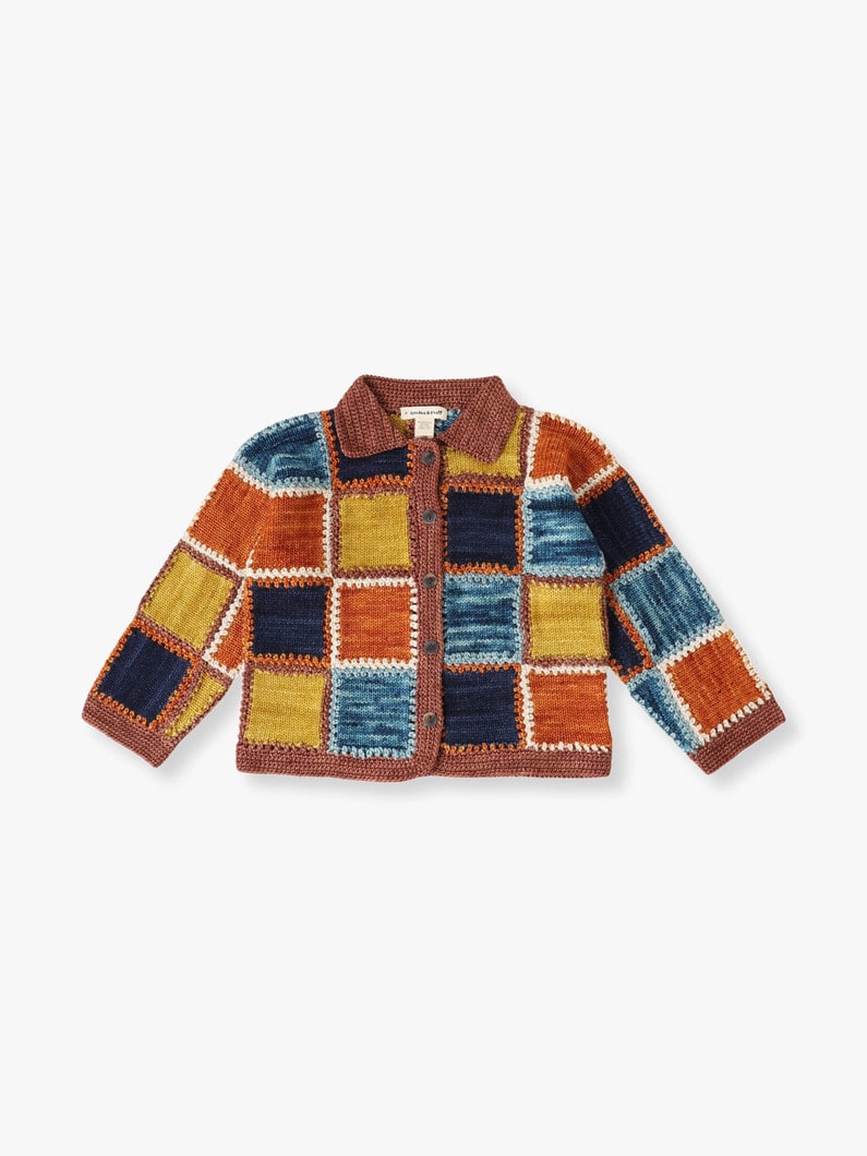 Ladder Square Cardigan (6year) 詳細画像 multi 1