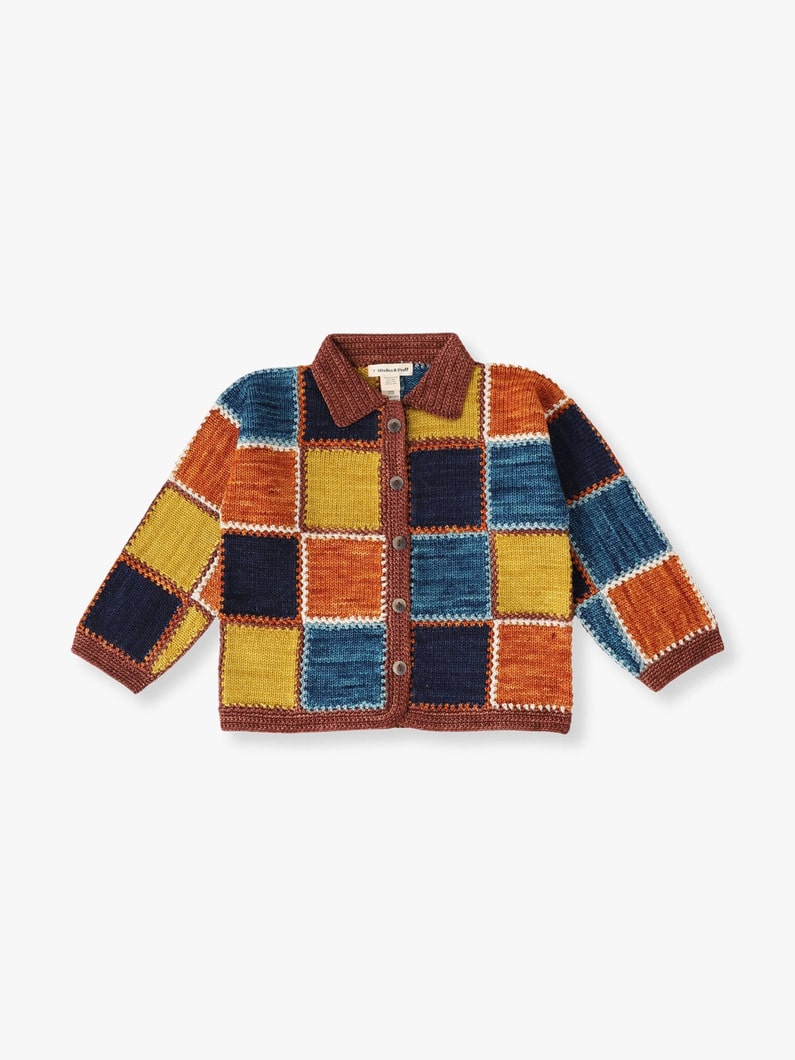 Ladder Square Cardigan (8year) 詳細画像 multi 1