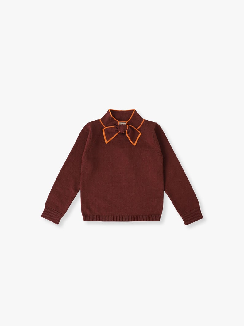 Elsa Knit Top (4year) 詳細画像 brown 1