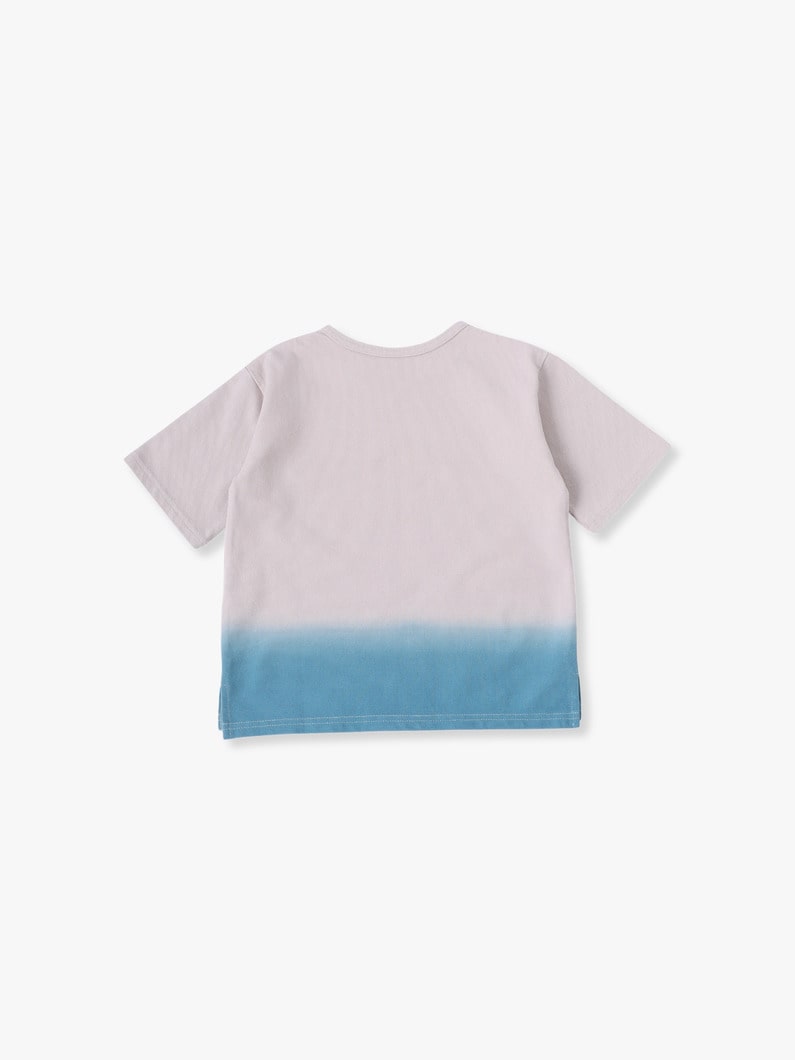 Dip Dye Tee (green/pink/85-130cm) 詳細画像 pink 1