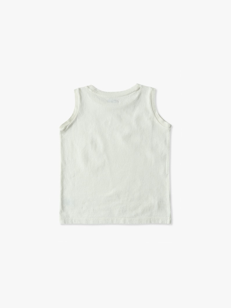 Cotton Tank Top (115-135cm) 詳細画像 white 1