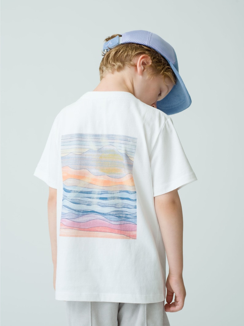 Sunray Tee (white/pink/85-130cm) 詳細画像 white