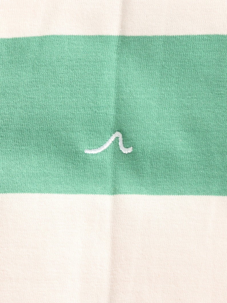 Rugby Shirt (green/blue/100-140cm) 詳細画像 green 3