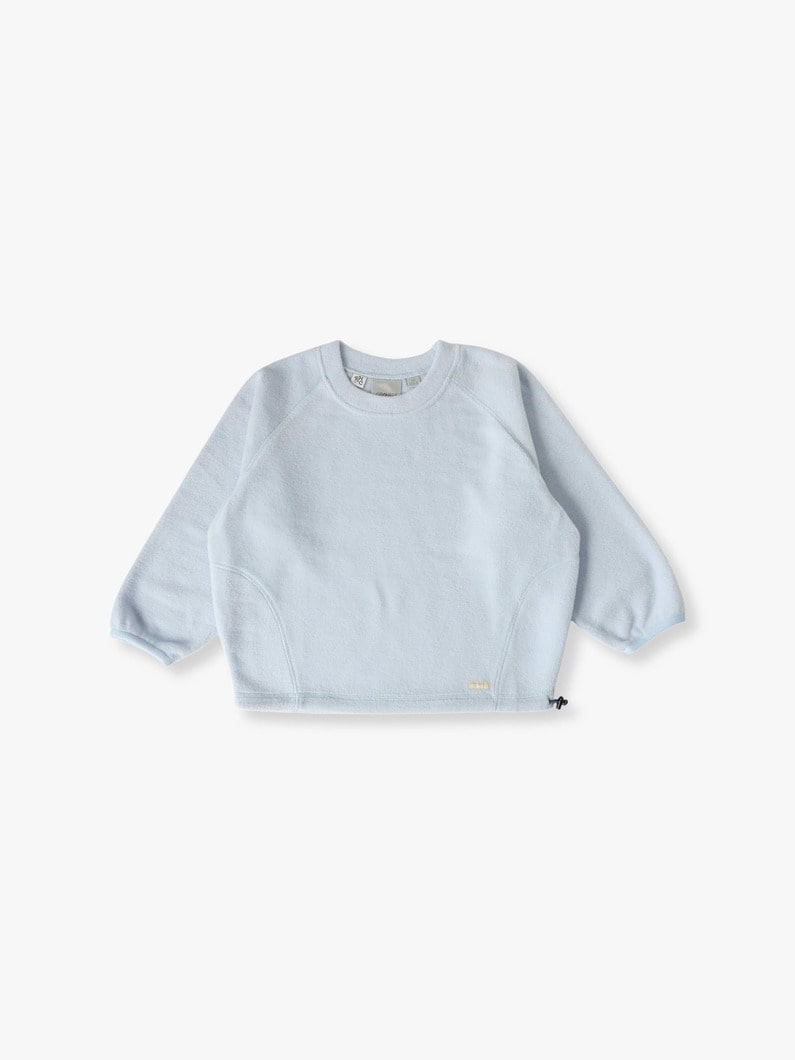 Fleece Crew Neck Pullover (beige/light blue/gray/100-140cm) 詳細画像 light blue 4