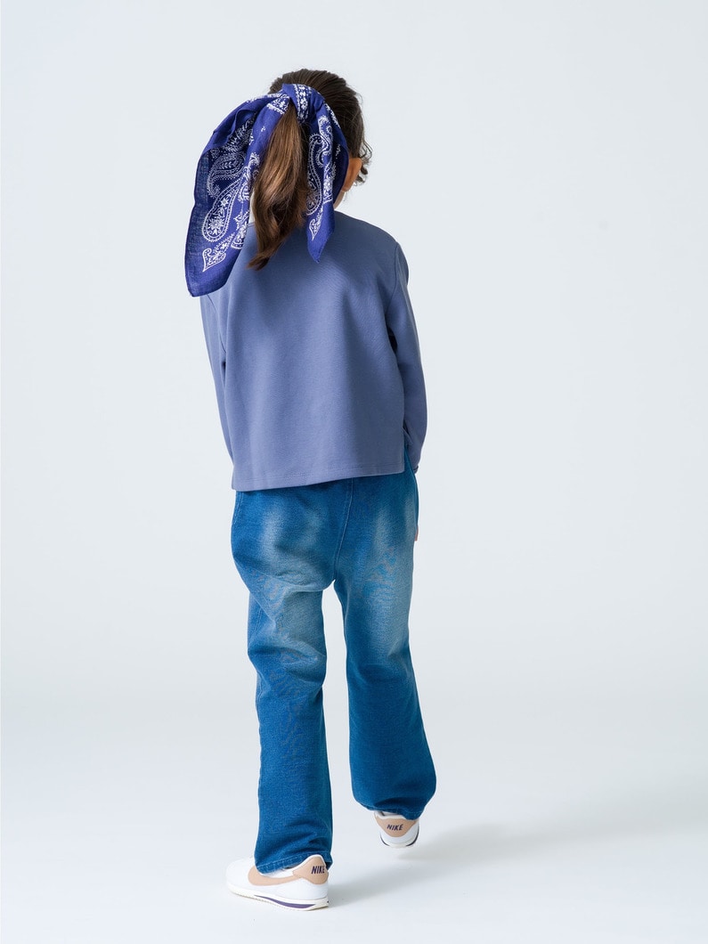 シンプルスナップ カーディガン 詳細画像 dark blue 4