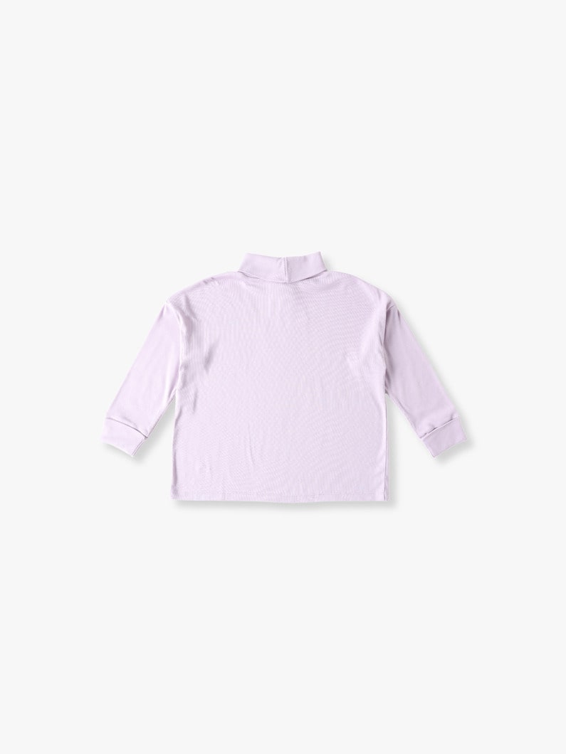 Turtle Neck Pullover (off white/navy/lavender) 詳細画像 lavender 1