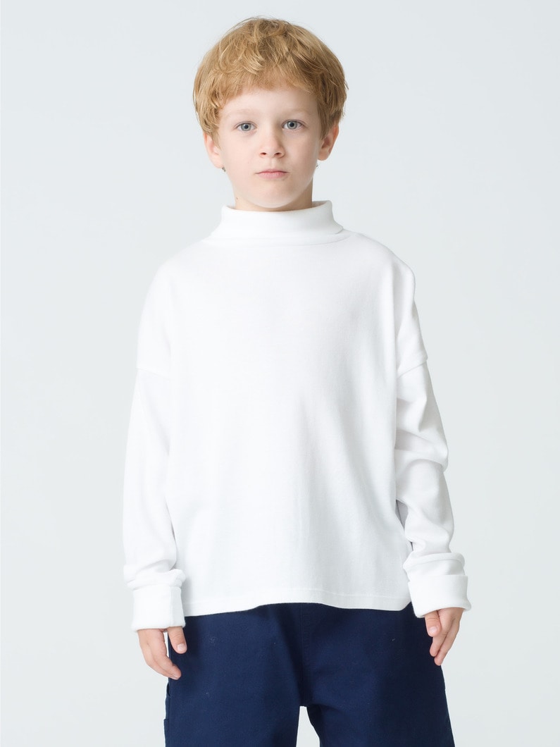 Turtle Neck Pullover (off white/navy/lavender) 詳細画像 off white 1