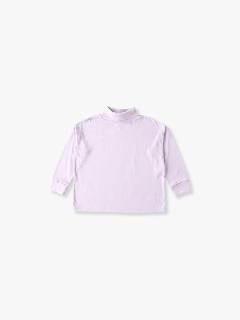 Turtle Neck Pullover (off white/navy/lavender) 詳細画像 lavender 2