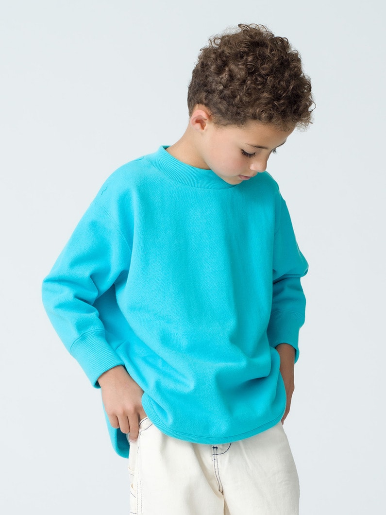 High Neck Pullover (turquoise/mint/100-150cm) 詳細画像 turquoise