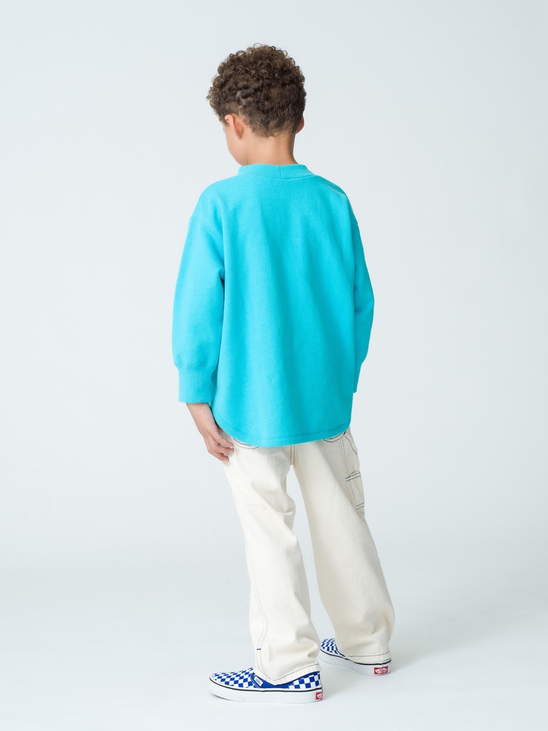 High Neck Pullover (turquoise/mint/100-150cm) 詳細画像 turquoise 5