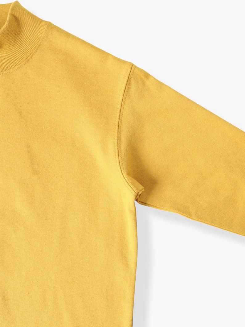 Mock Neck Long Sleeve Tee (100-120cm) 詳細画像 mustard 2