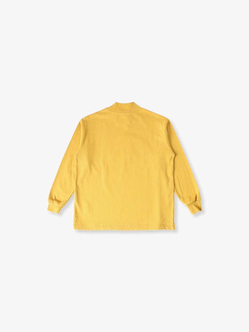 Mock Neck Long Sleeve Tee (130-140cm) 詳細画像 mustard 1