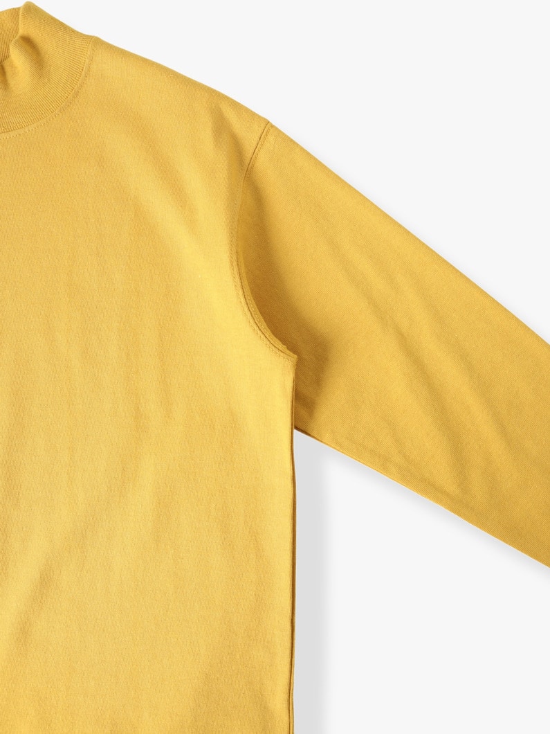 Mock Neck Long Sleeve Tee (130-140cm) 詳細画像 mustard 2