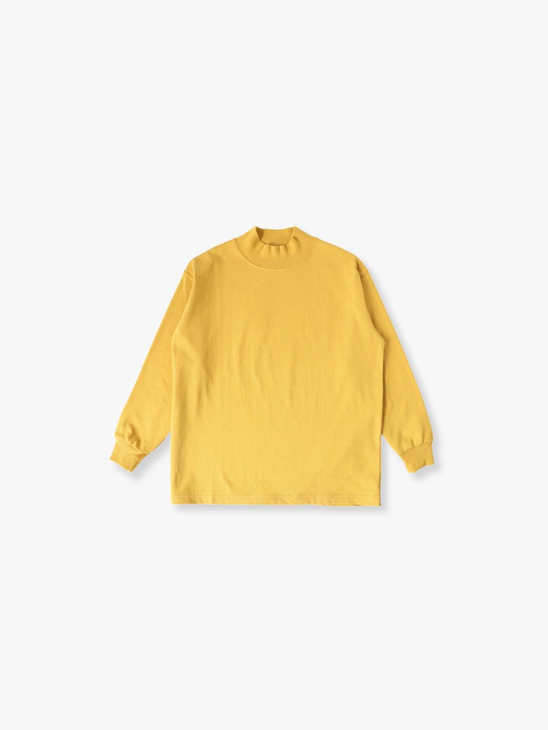 Mock Neck Long Sleeve Tee (130-140cm) 詳細画像 mustard 1