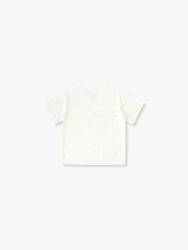 2nd Cotton Home Tee (white/gray/85-125cm) | ティーシャツ 詳細画像 gray 1