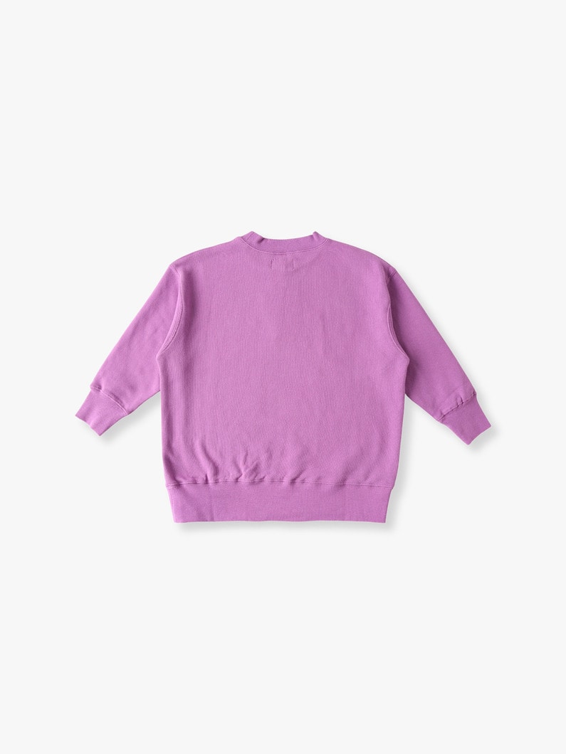 Organic Cotton Soft Terry Potater Pullover (85-125cm) | スウェット 詳細画像 purple 1