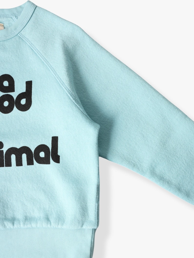 Typography Sweat Shirt (4-10year) 詳細画像 blue 2