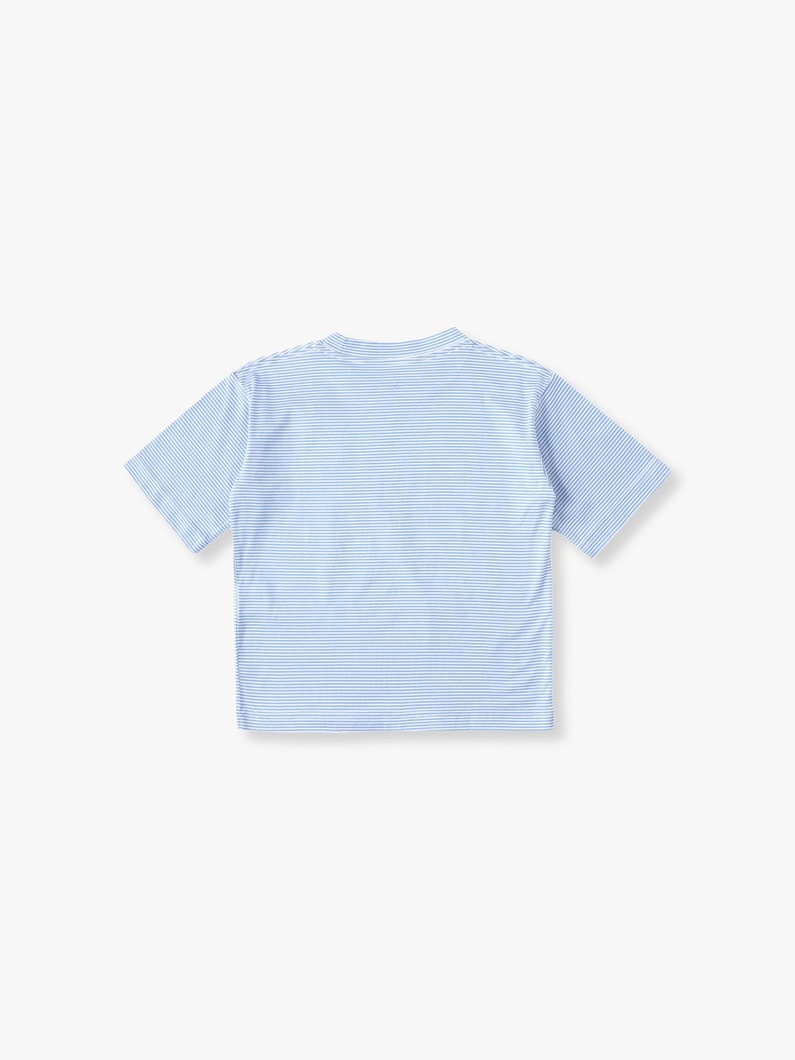 Jonas Border Tee (blue/beige/85-130cm) 詳細画像 beige 1