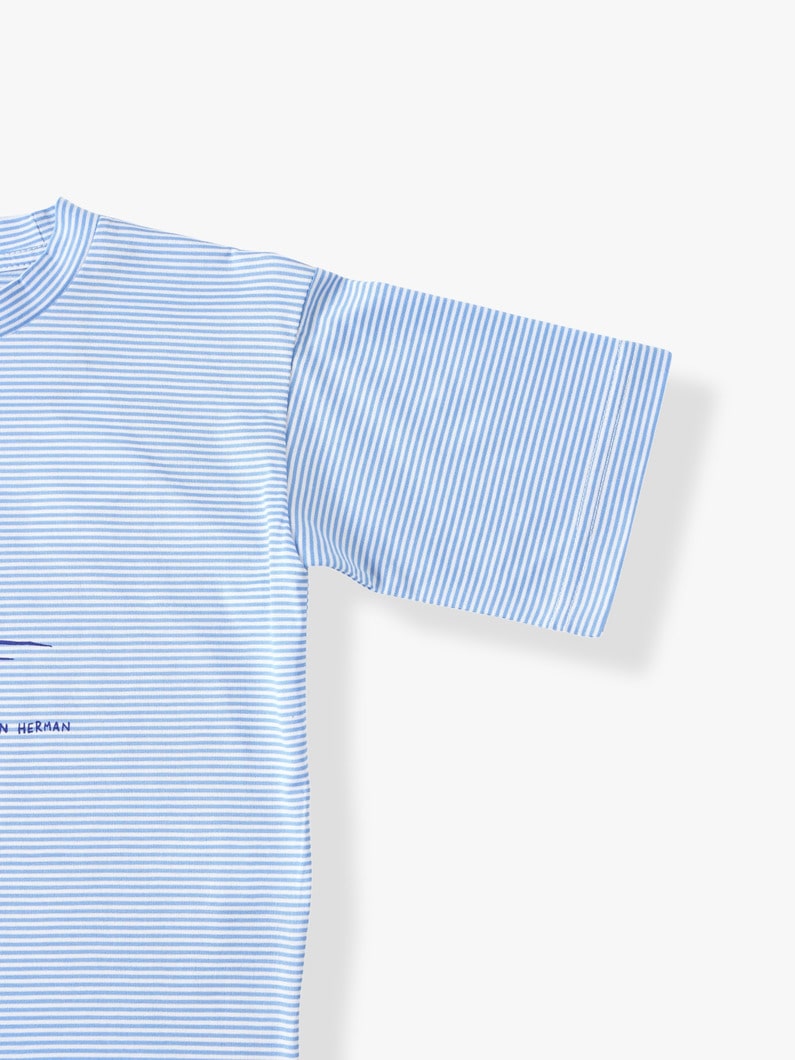 Jonas Border Tee (blue/beige/85-130cm) 詳細画像 blue 2