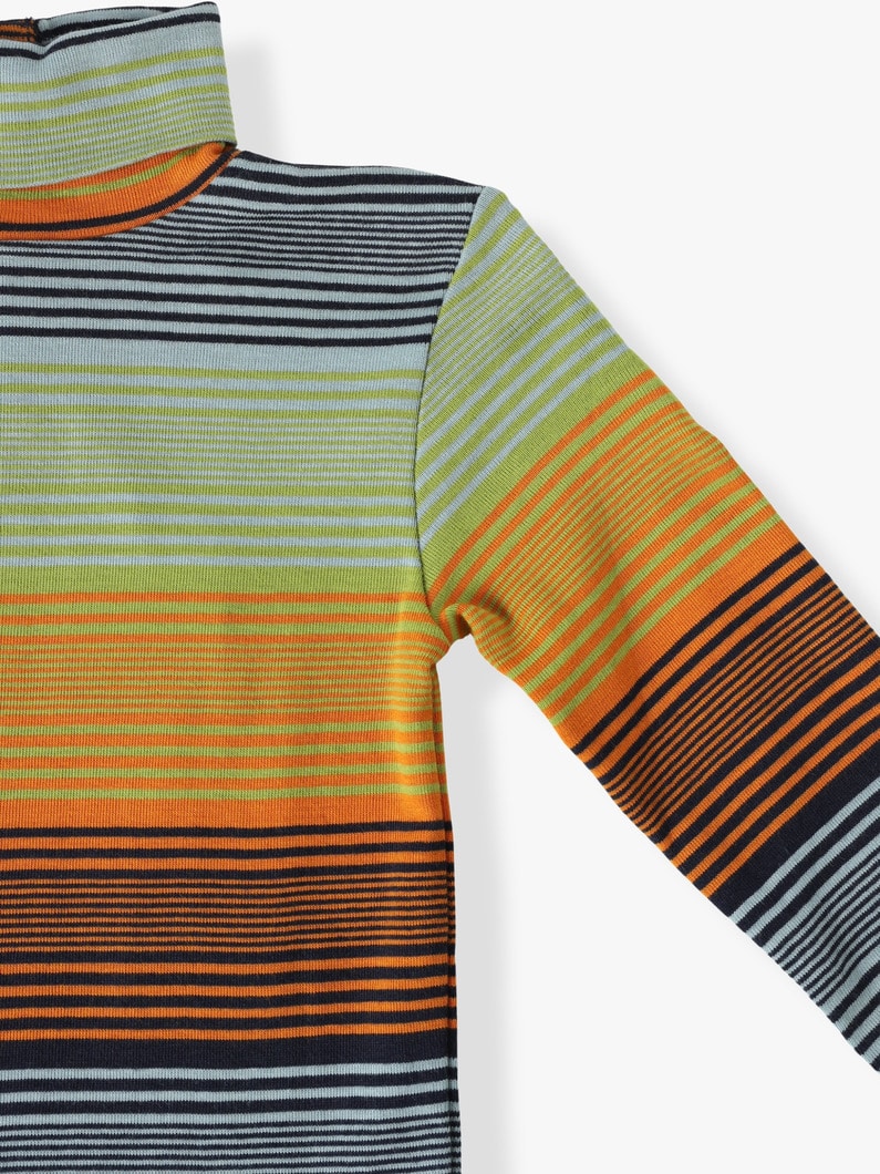 Sunset Striped Turtle Neck Top (2-8year) 詳細画像 multi 2