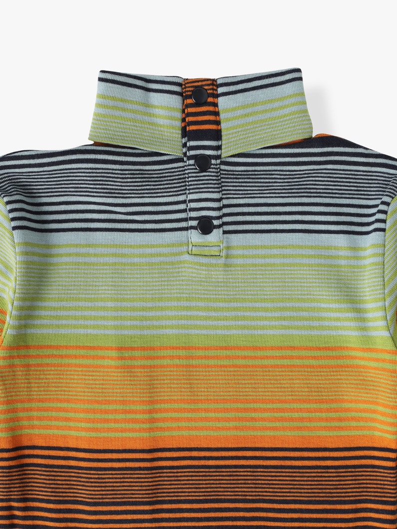 Sunset Striped Turtle Neck Top (2-8year) 詳細画像 multi 3