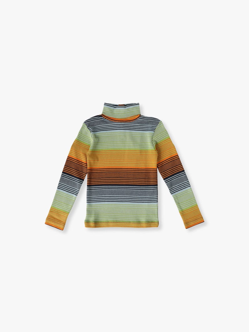 Sunset Striped Turtle Neck Top (2-8year) 詳細画像 multi 1