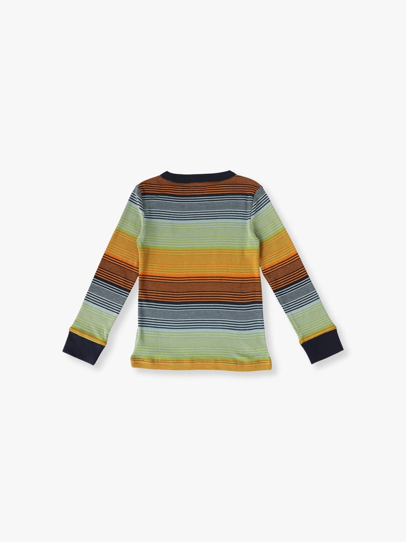 Primary Crew Neck Long Sleeve Tee (2-8year) 詳細画像 multi 1