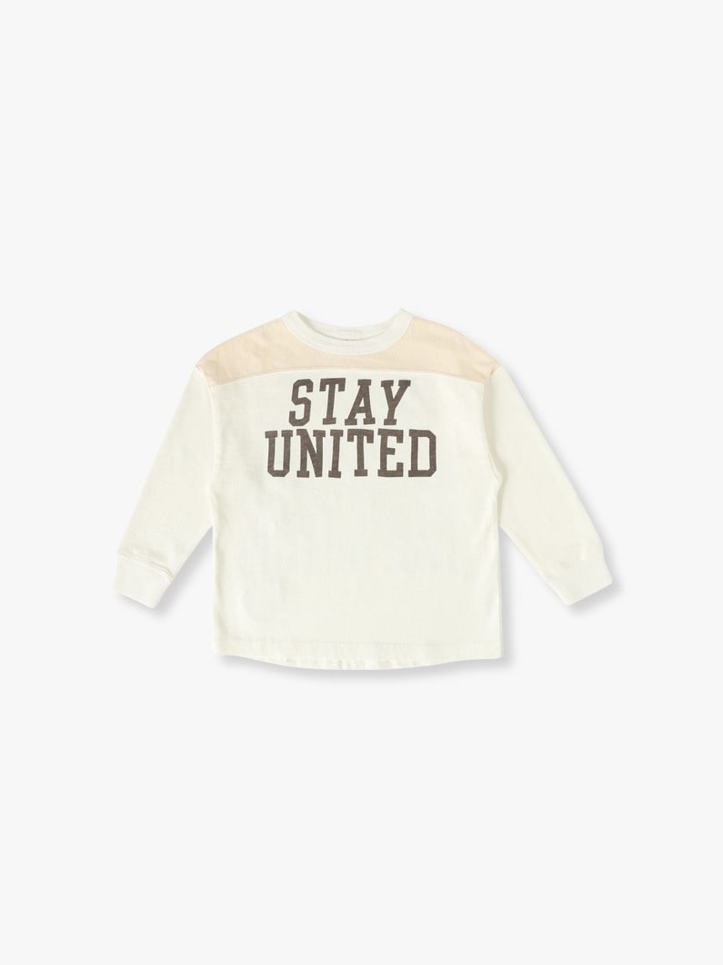 Stay United Long Sleeve Tee (120cm) 詳細画像 white 3