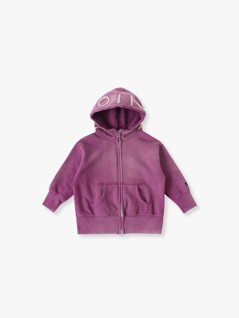 Vintage Fleece Zip Up Hoodie (100/120cm)【スウェット】 詳細画像 purple 1