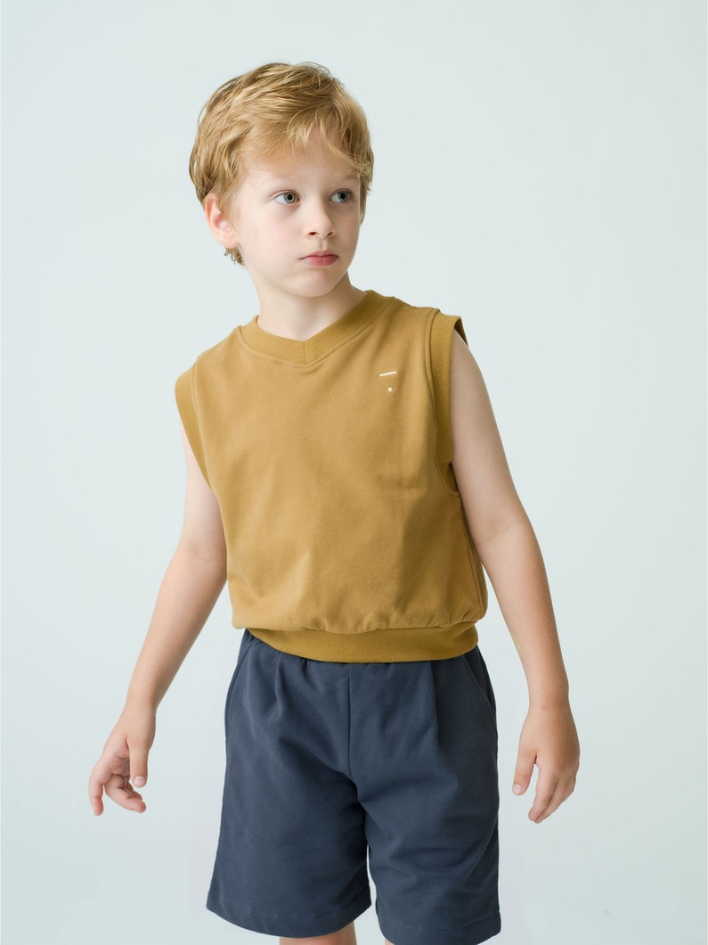 Spencer V Neck Top (3-4year) 詳細画像 beige 1