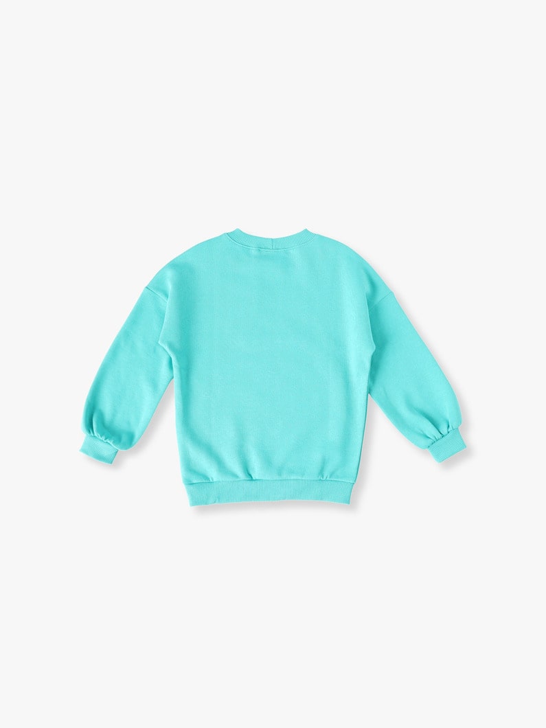 Superpower Sweat Shirt (86-140cm)【スウェット】 詳細画像 turquoise 1