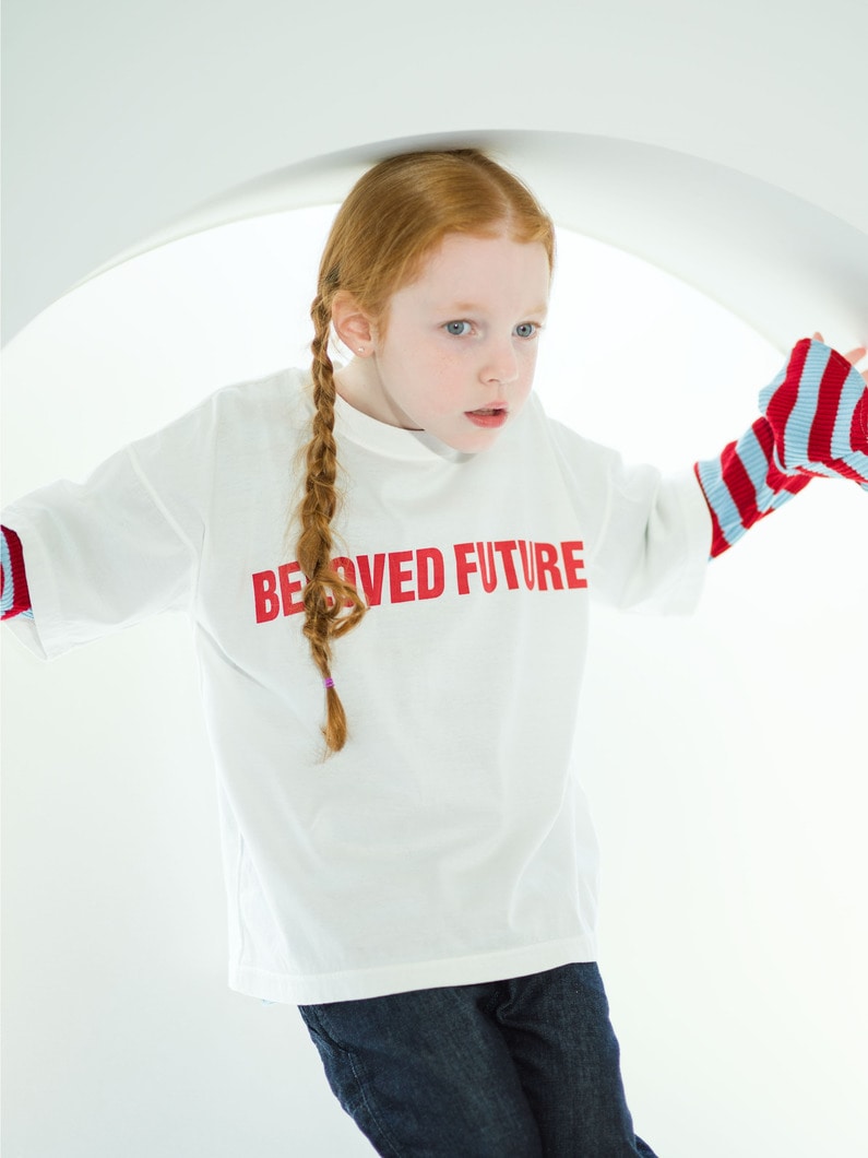 BELOVED FUTURE Tee (kids/90-160cm) 詳細画像 white 1