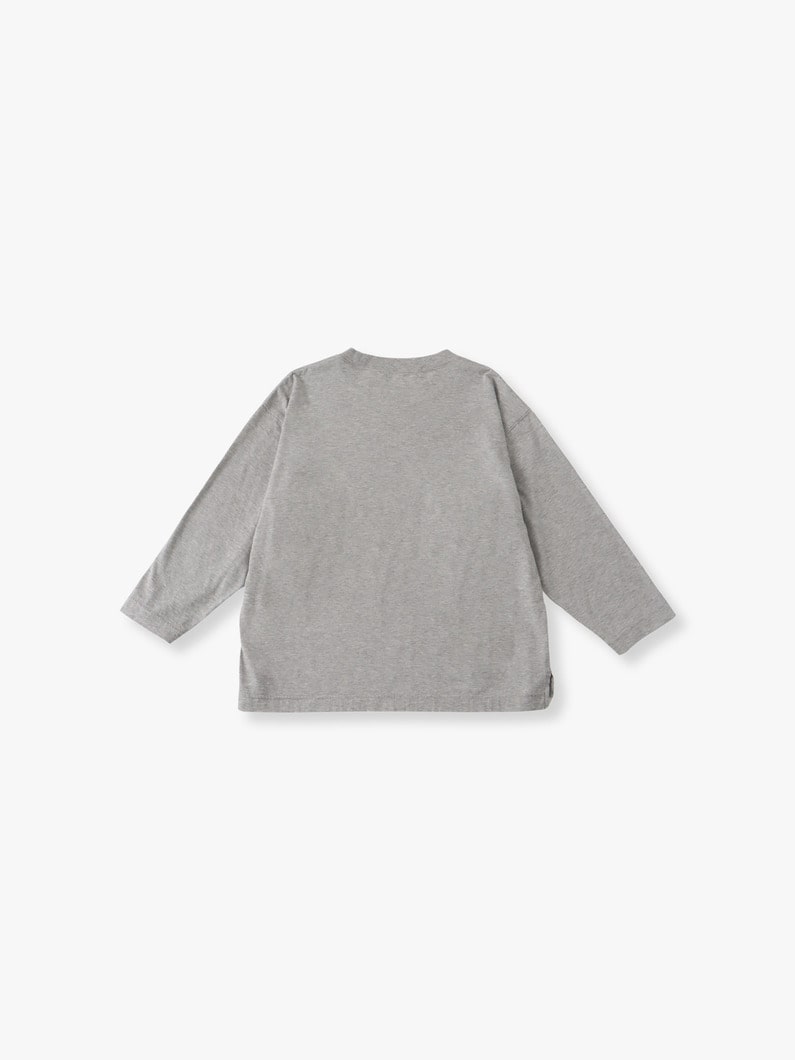 ME Long Sleeve Tee (kids/90-160cm) 詳細画像 gray 1