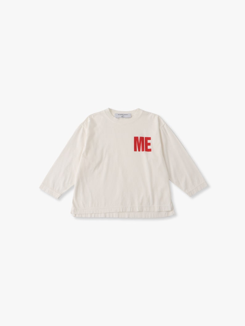 ME Long Sleeve Tee (kids/90-160cm) 詳細画像 white