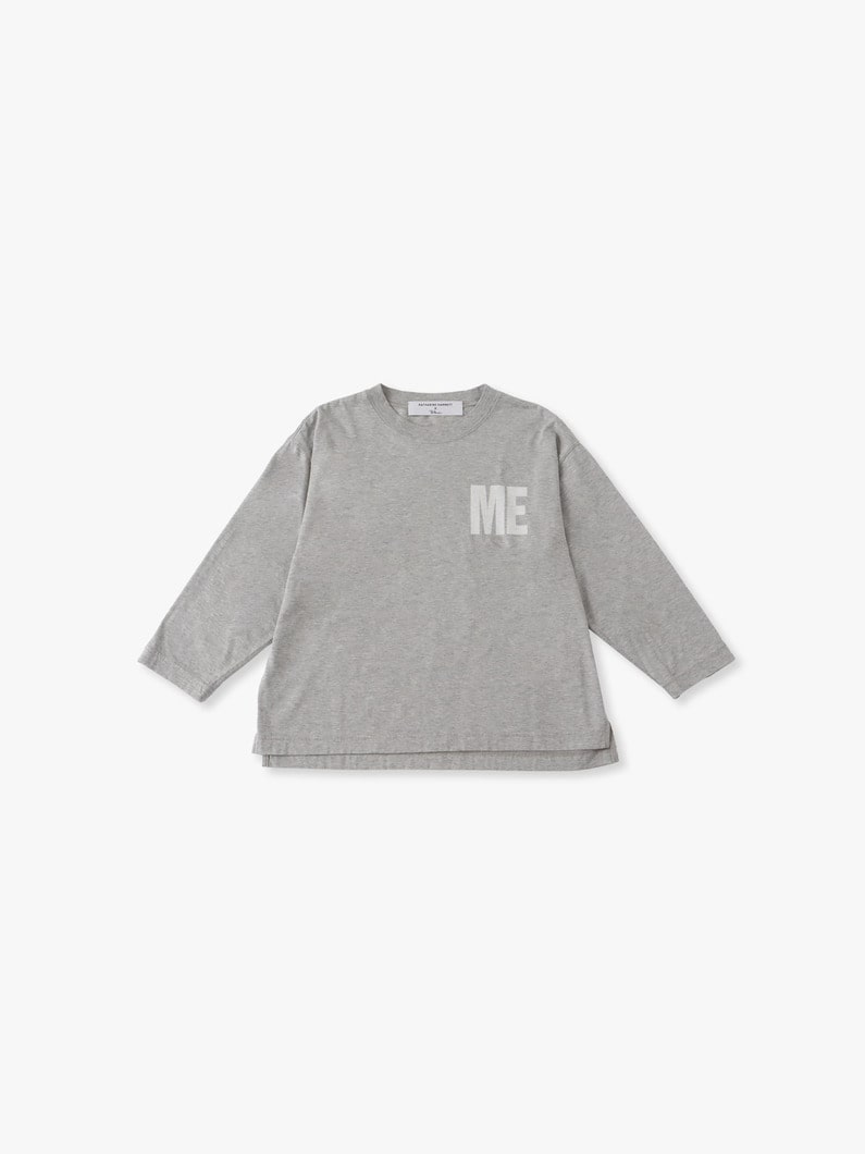 ME Long Sleeve Tee (kids/90-160cm) 詳細画像 gray 2