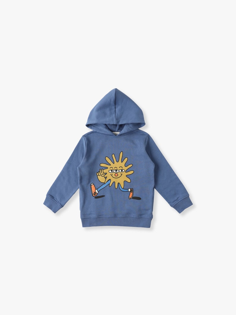 Sun Print Hoodie (4-8year) 詳細画像 blue 1