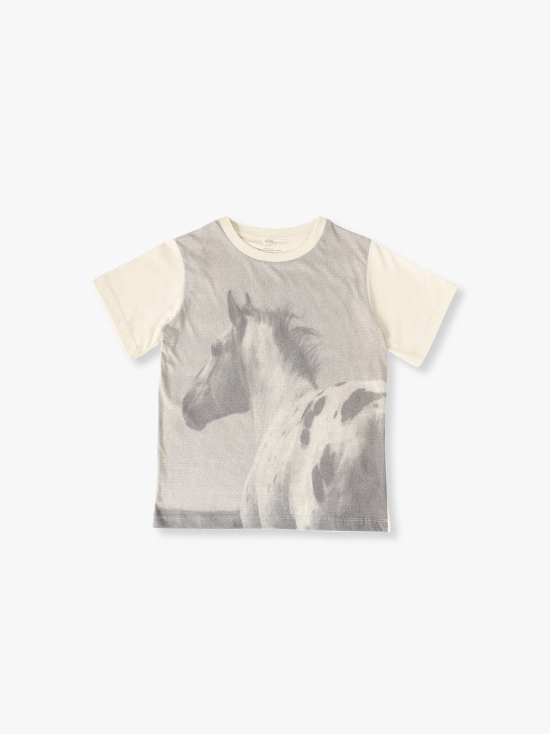 Horse Graphic Tee (4-8year) | ティーシャツ 詳細画像 off white 1