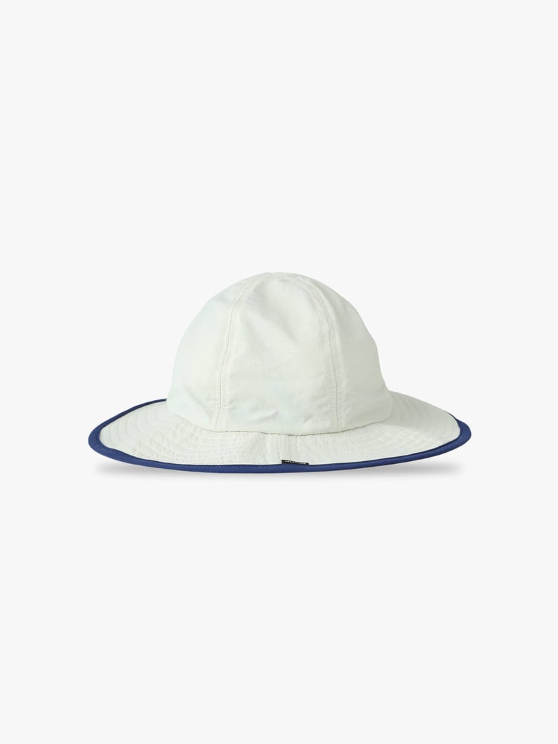 UV Cut Nylon Piping Hat (1-7year) 詳細画像 white 2