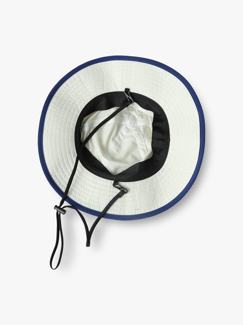 UV Cut Nylon Piping Hat (1-7year) 詳細画像 white 3