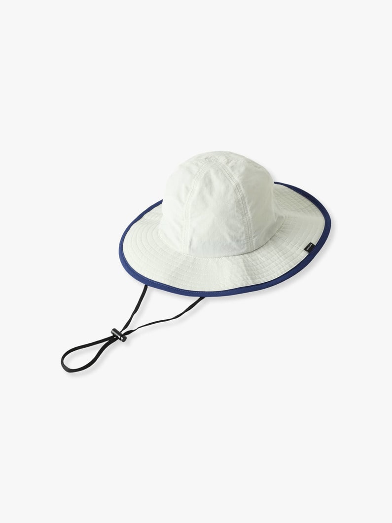UV Cut Nylon Piping Hat (1-7year) 詳細画像 white 3