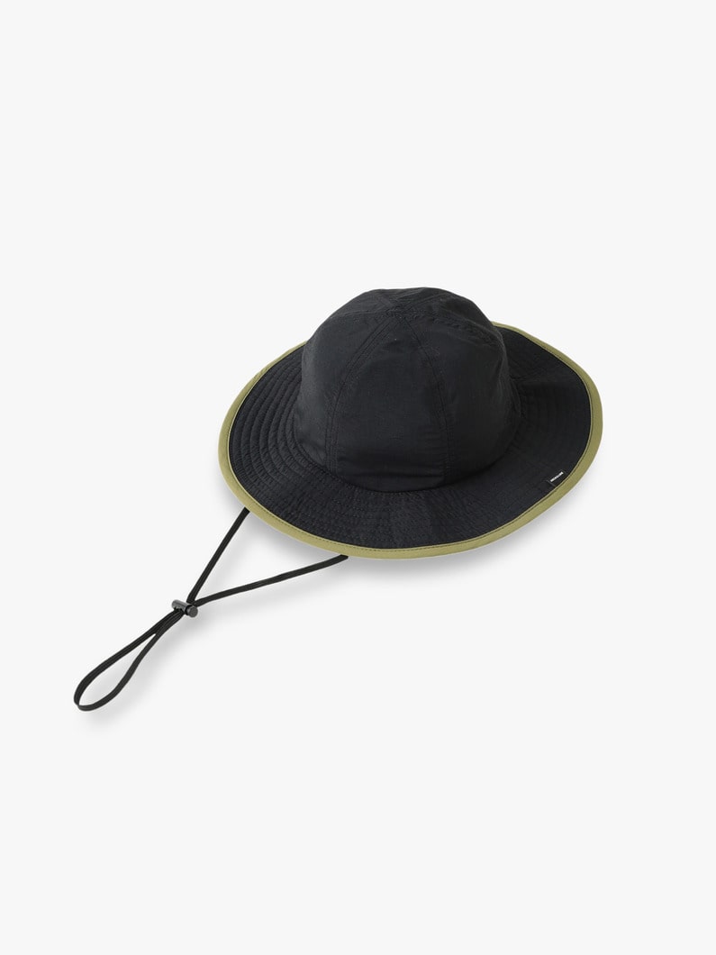 UV Cut Nylon Piping Hat (1-7year) 詳細画像 black