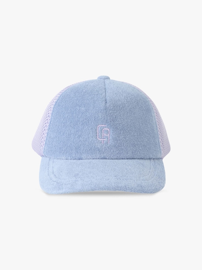 Pile Mesh Cap (blue/light gray/4-6year) 詳細画像 blue 4