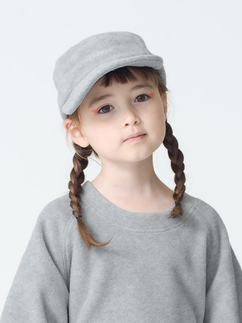 Fleece Cap (beige/light blue/gray/4-8year) 詳細画像 gray