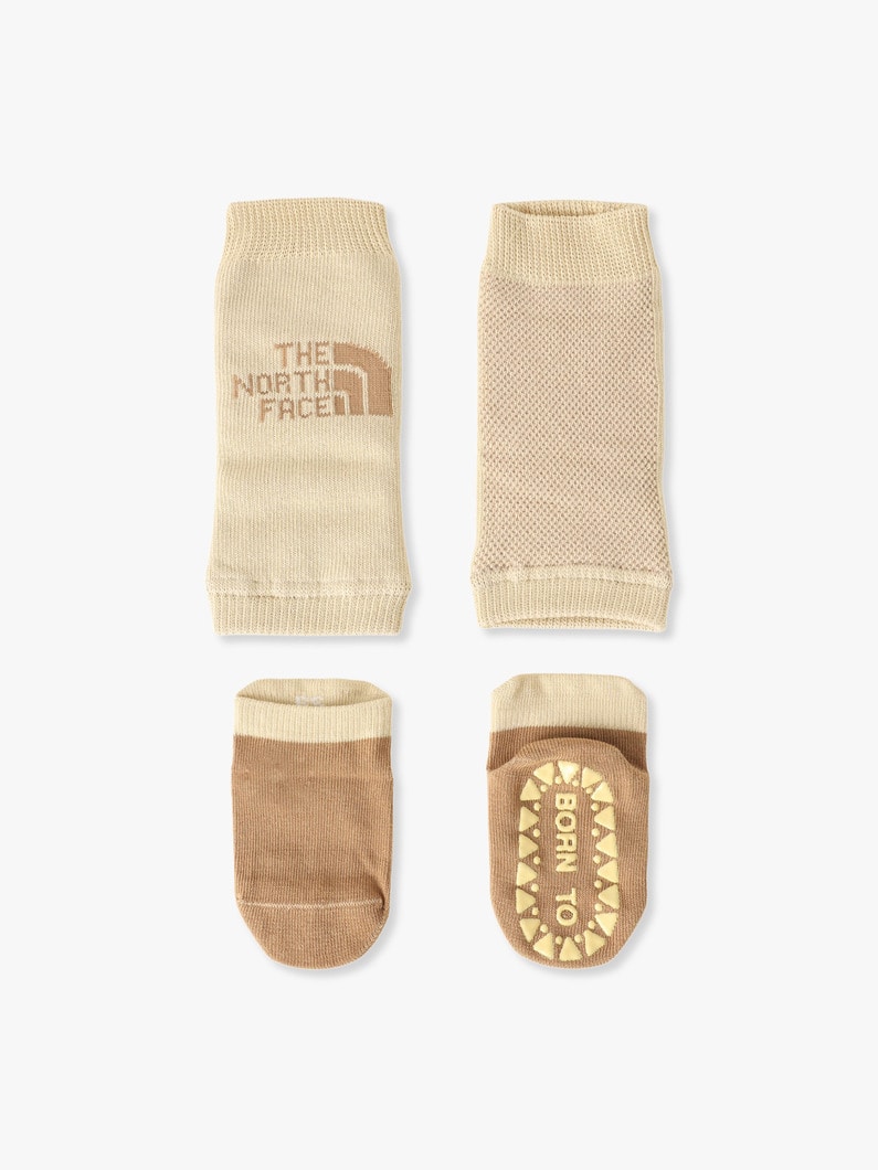 B Nuptse Leg Warmer＆Socks (beige/blue/purple)【ソックス】 詳細画像 beige