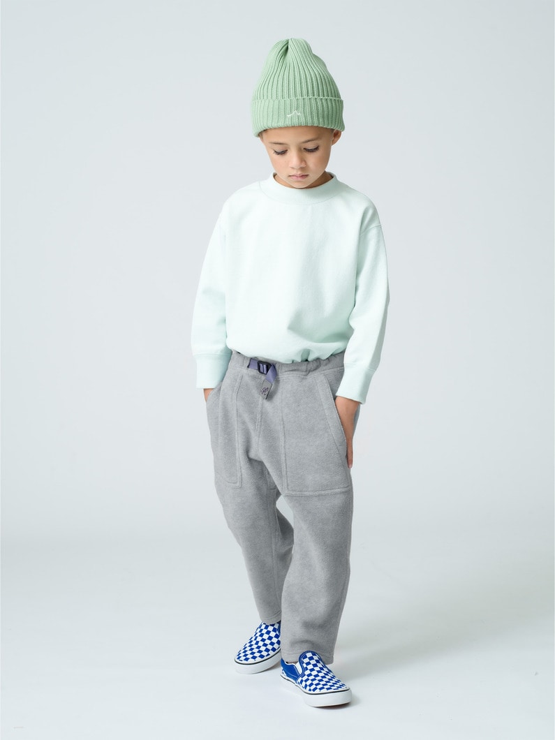 Organic Cotton Knit Cap (light beige/light green/4-6year) 詳細画像 light green 2