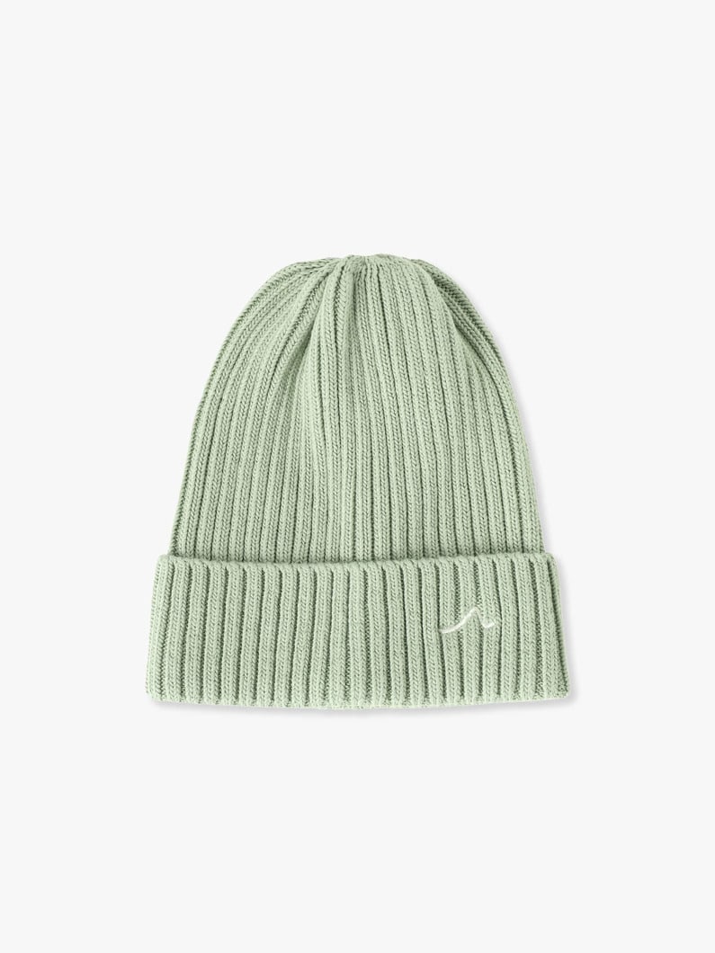 Organic Cotton Knit Cap (light beige/light green/4-6year) 詳細画像 light green 4