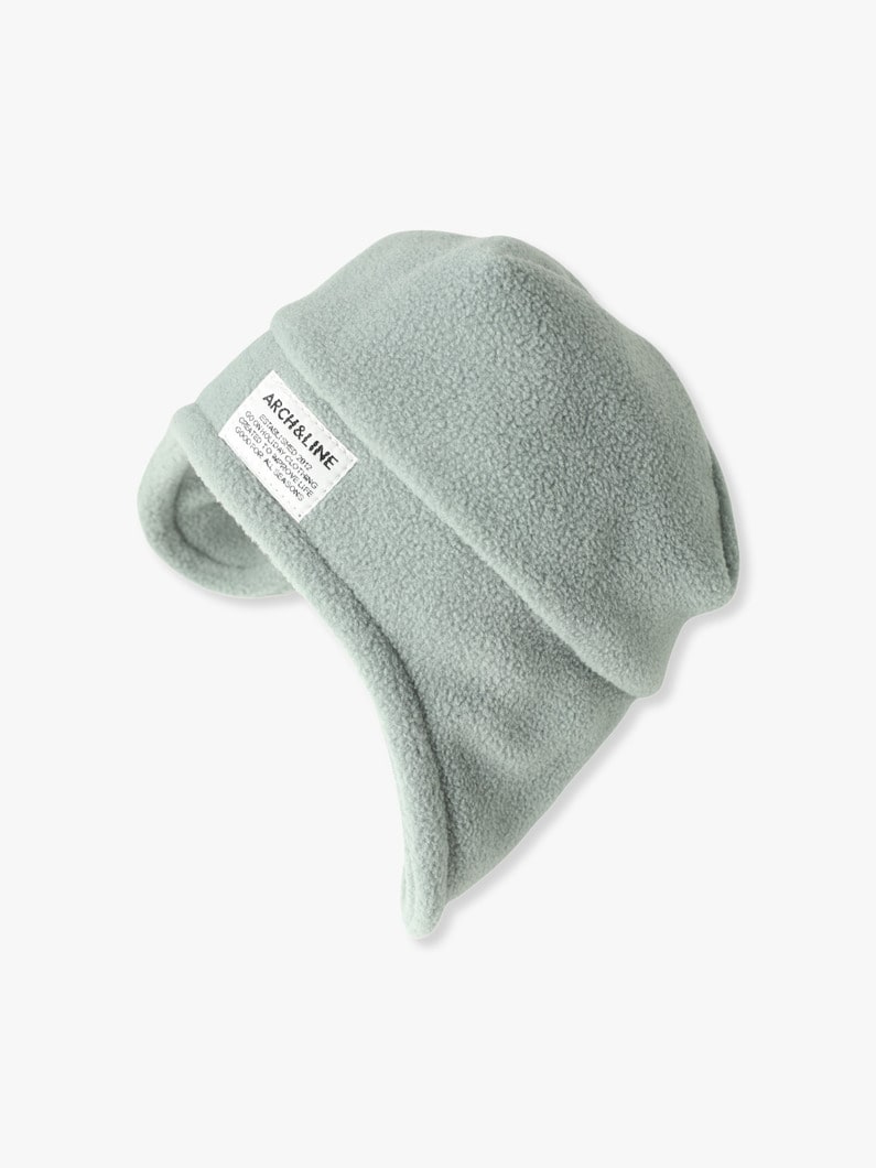 Recycle Fleece Skier Cap (1-6year) | キャップ 詳細画像 gray 4