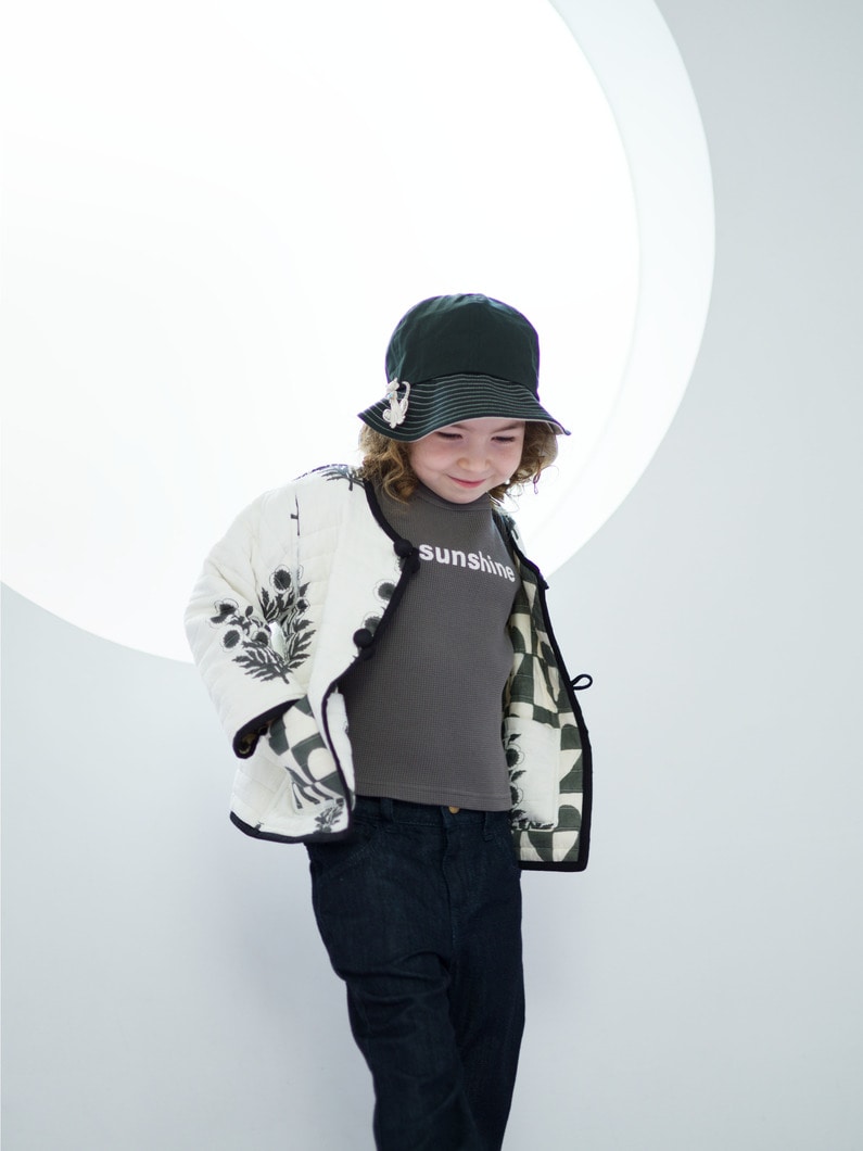 Organic Cotton Trio Hat (black/pink/1-6year) | ハット 詳細画像 black 2