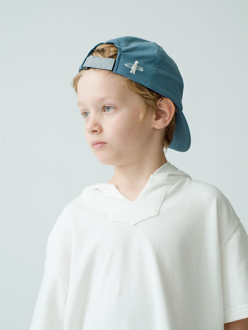 Kids Nylon Cap (blue gray/light purple) 詳細画像 blue gray 2