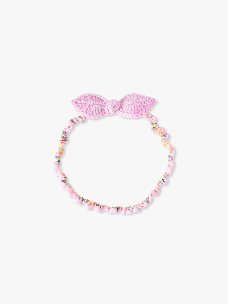 Leaf Headband (old rose/light blue/pink) 詳細画像 pink